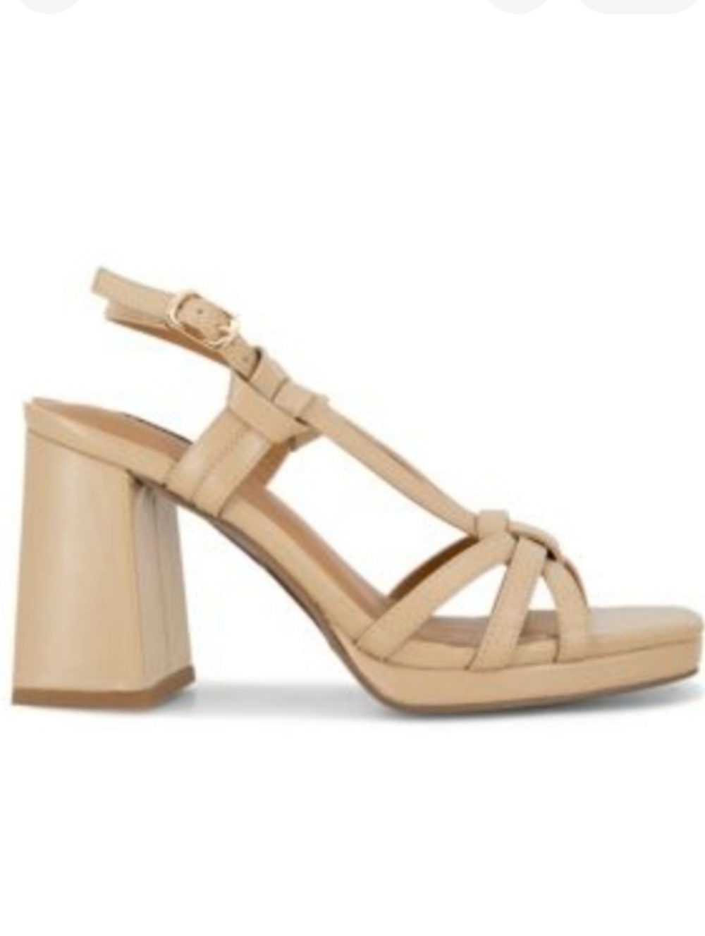 NEW! KENSIE Leilany Strappy Vegan Leather Platform Sandals 9.